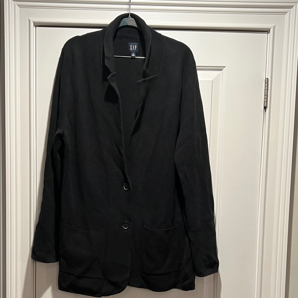 GAP Women's Black Sweater Blazer Tall